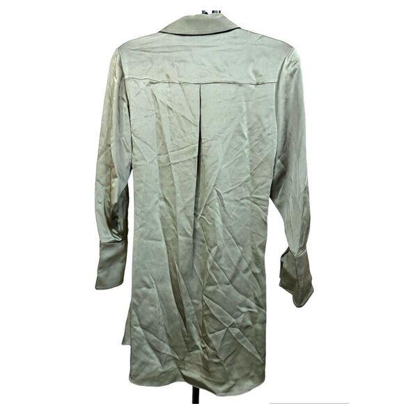 Jonathan Simkhai Roma Mini Dress in Willow-Size XS - Picture 4 of 10